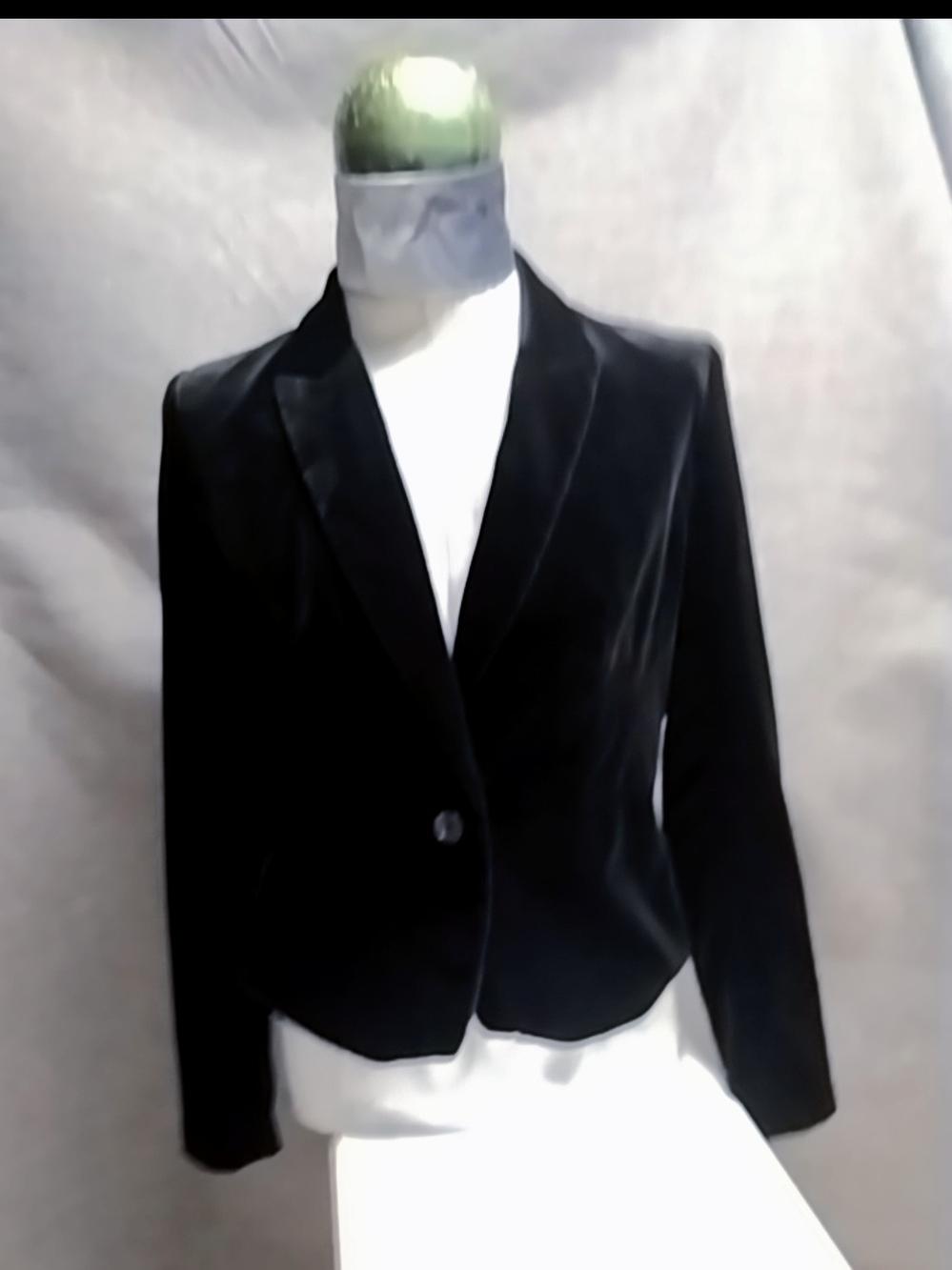 Banana Republic Black Velvet Blazer